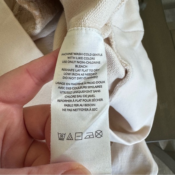 NWT! Anthropologie Embroidered Sweatshirt Bead
Embellishments - Cream Neutral - Picture 4 of 10